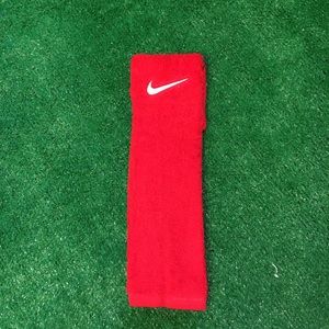 red nike football towel